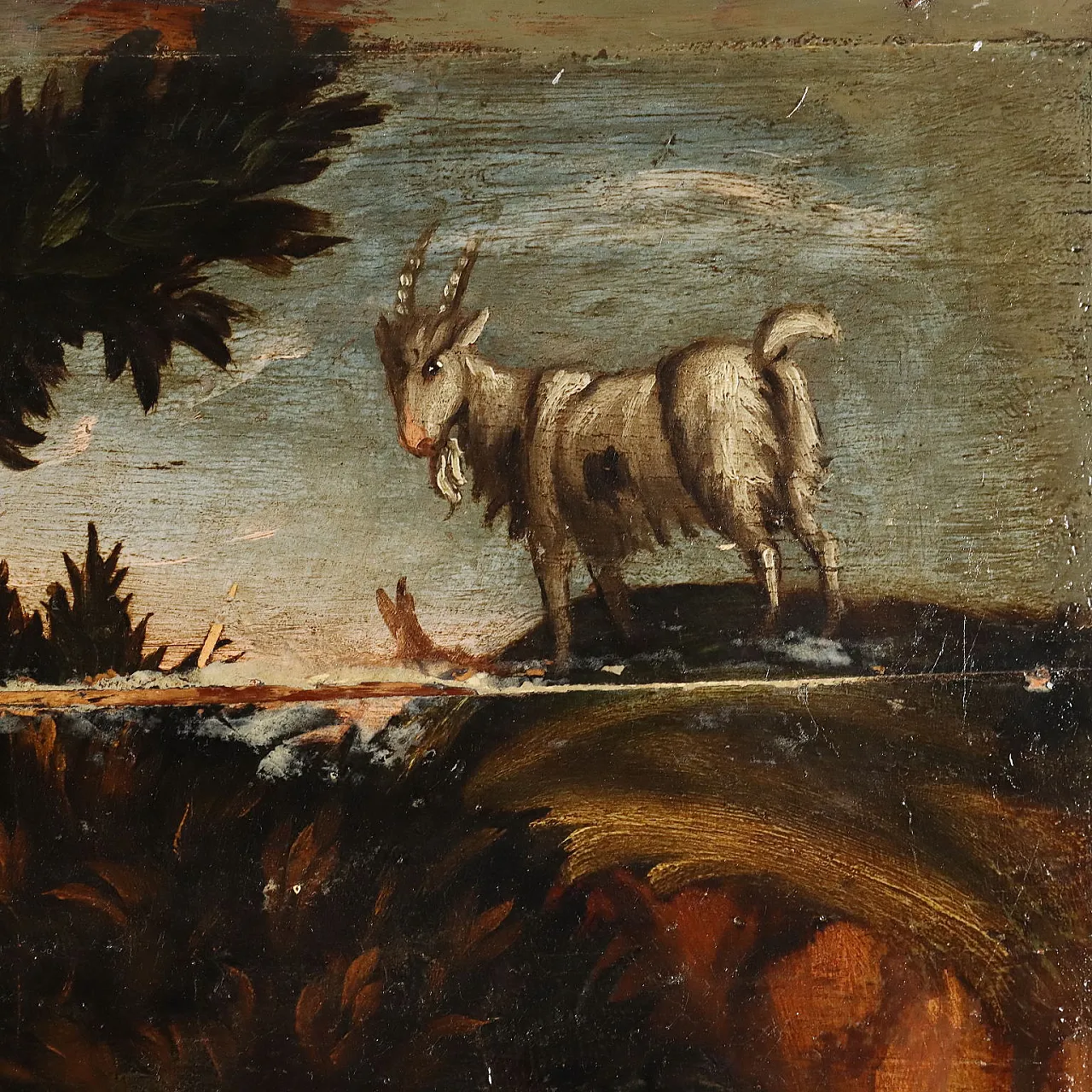 Concerto Campestre, olio su tavola, '700 8