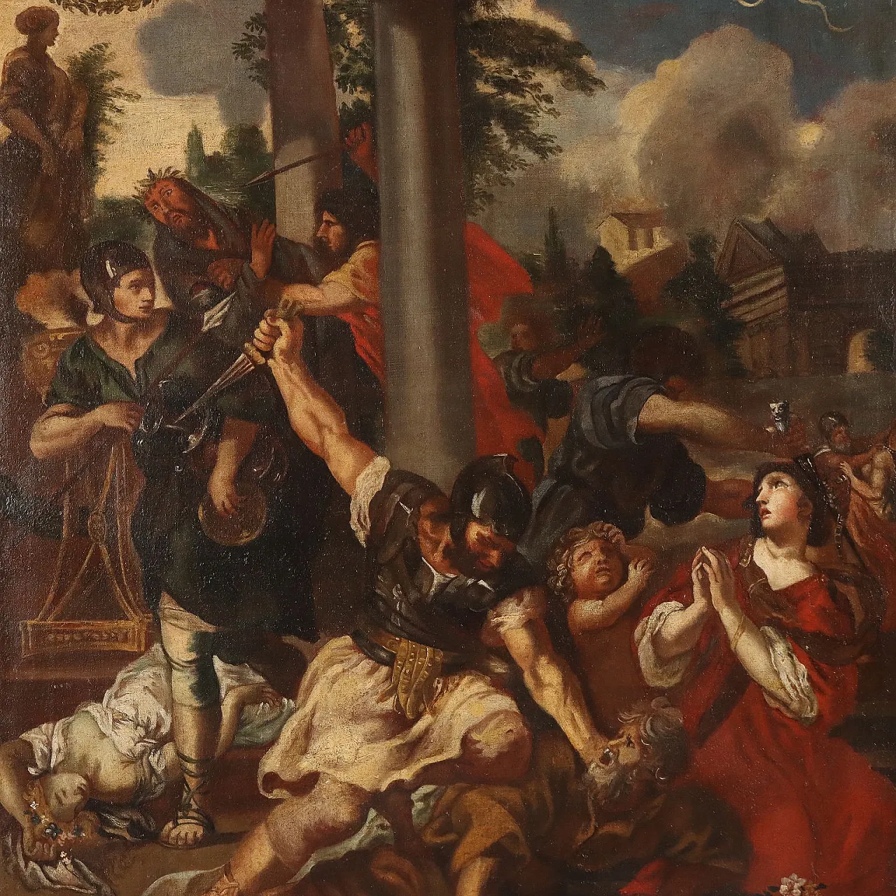 L'Età del Ferro, olio su tela, '700 3