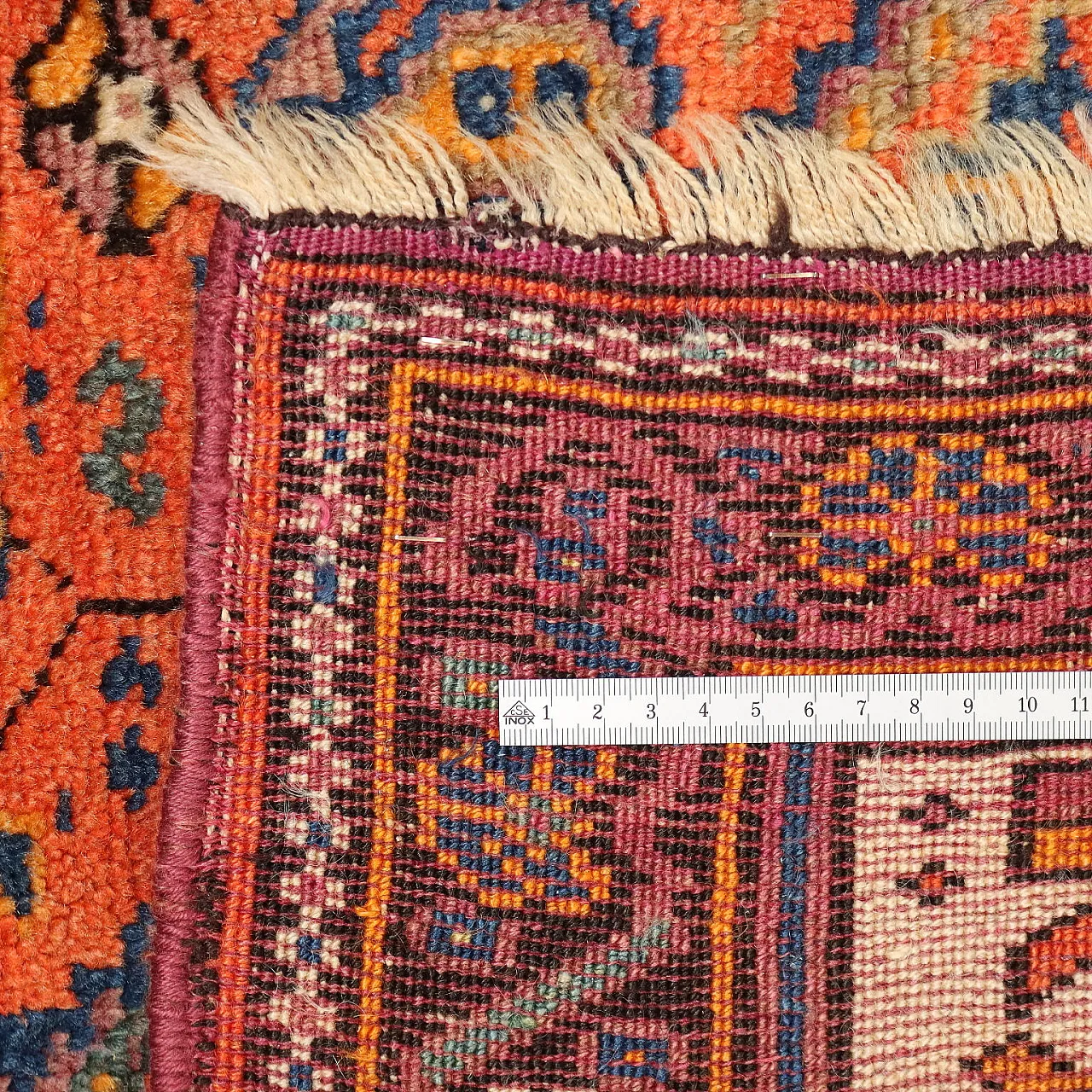 Tappeto Malayer in lana, nodo grosso, realizzato a mano, '900 7