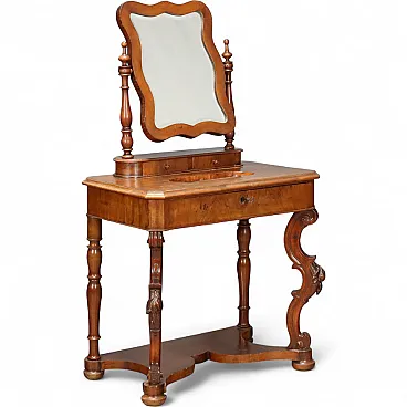 Louis Philippe dressing table in walnut, 19th century