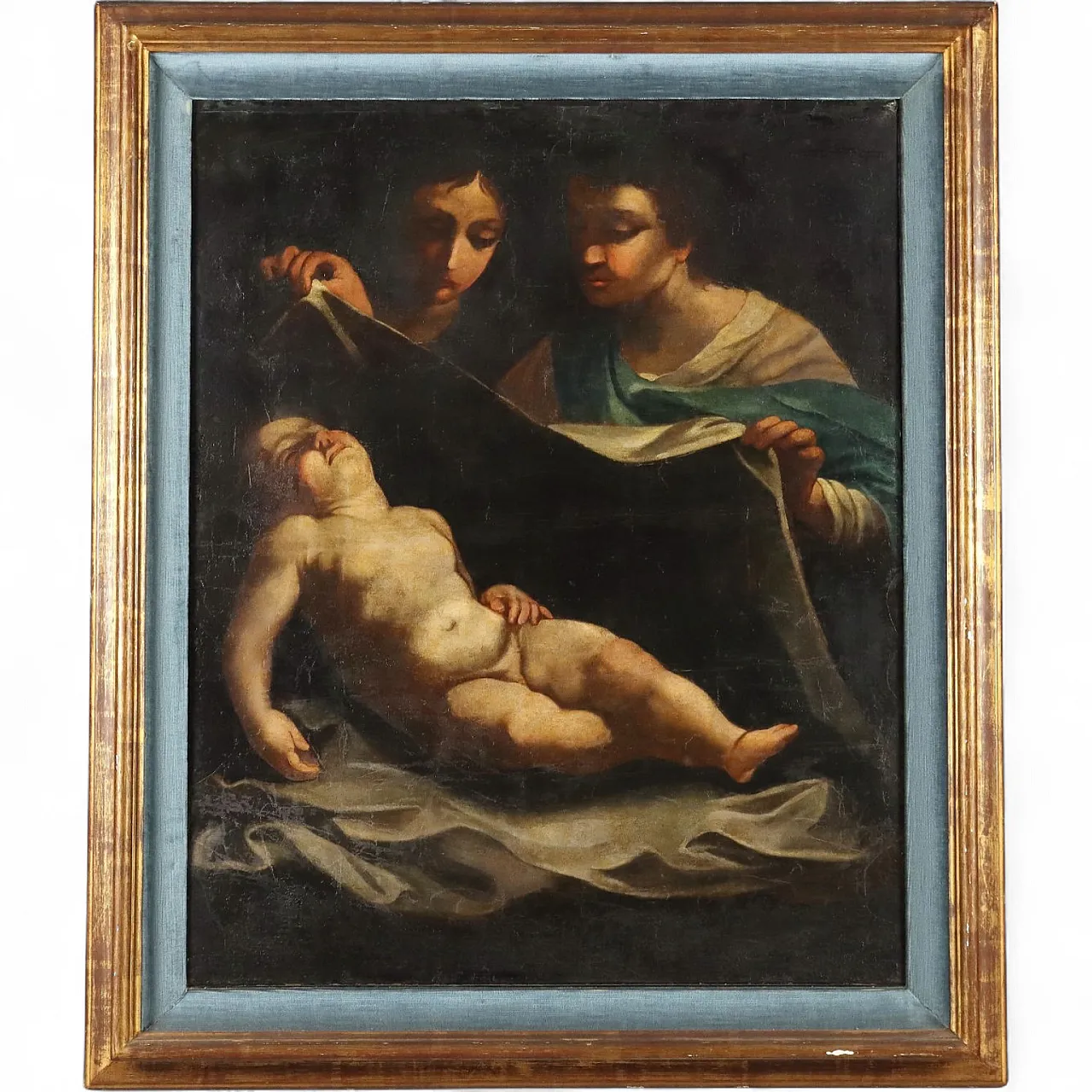 Adoration of the Child, oil on canvas, 17th century 11