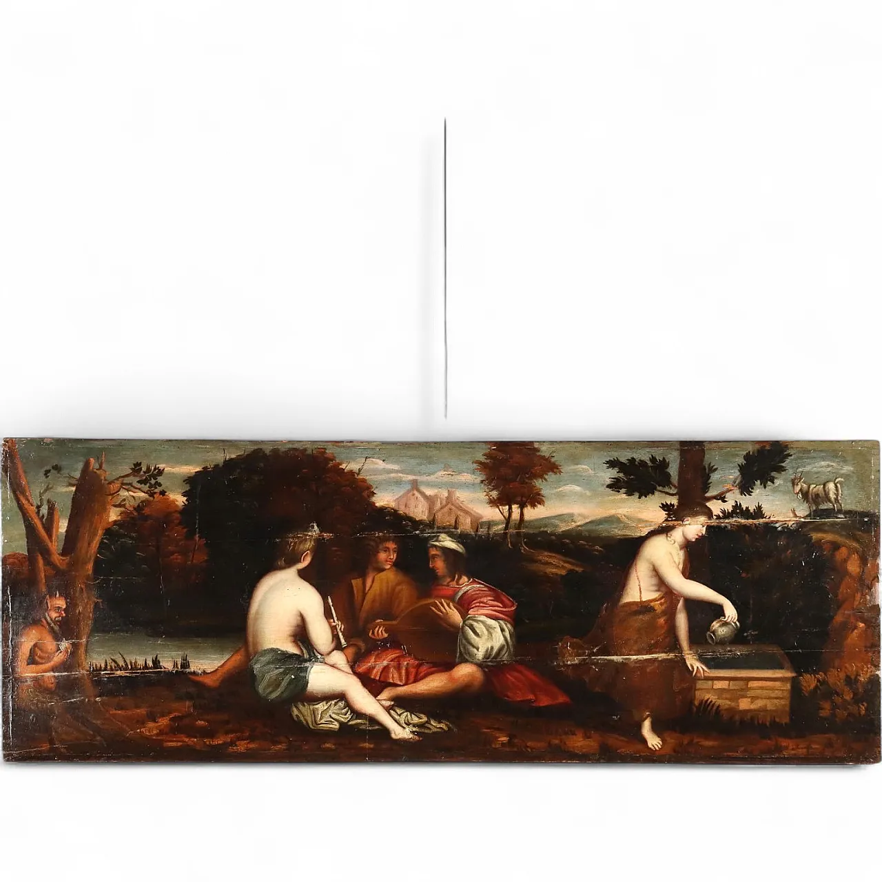 Concerto Campestre, olio su tavola, '700 11