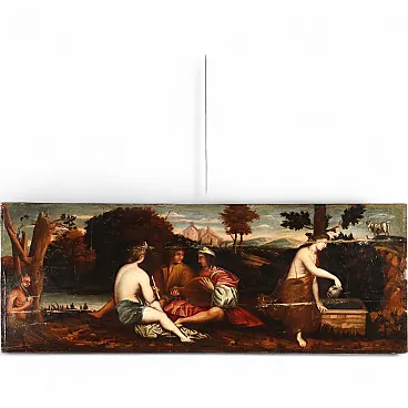 Concerto Campestre, olio su tavola, '700