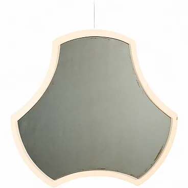 Mirror in wood and glass, 20th century