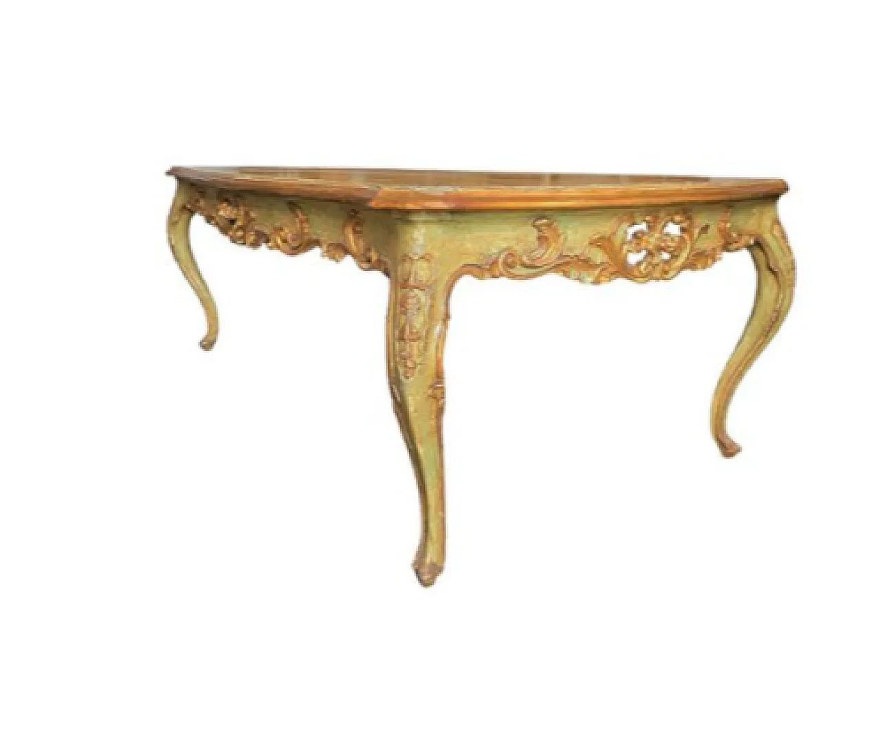 Center table in lacquered and gilded wood, 18th century 5