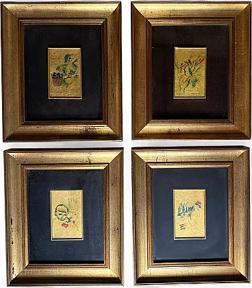 Complete series The Four Seasons by Ernesto Treccani, 1980s