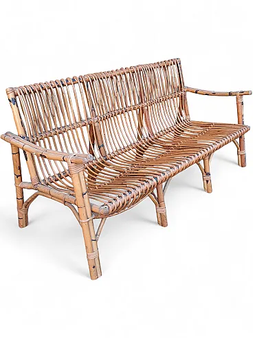 Bamboo sofa, 1970s