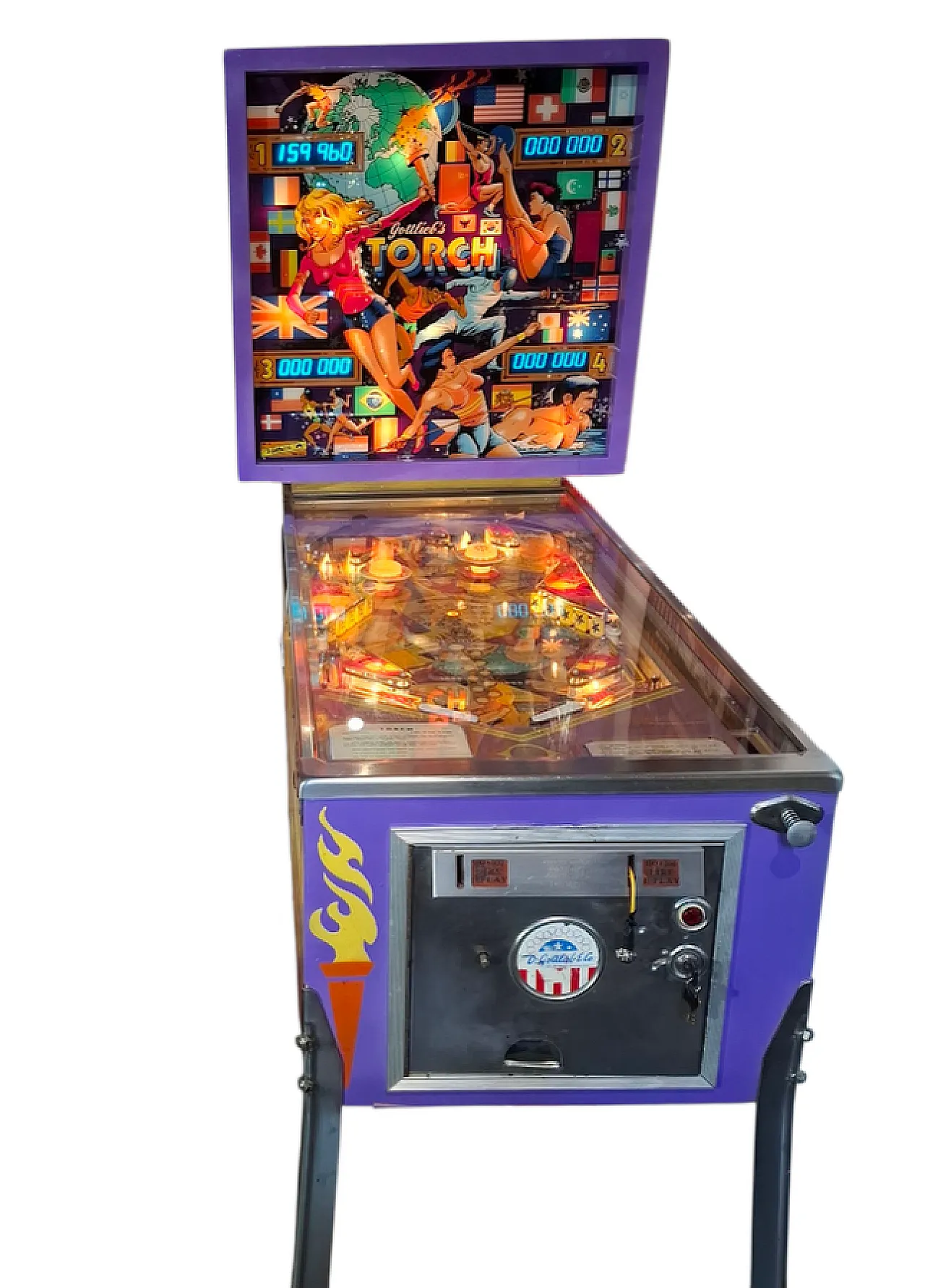Pinball machine TORCH Gottlieb, 1980s 2