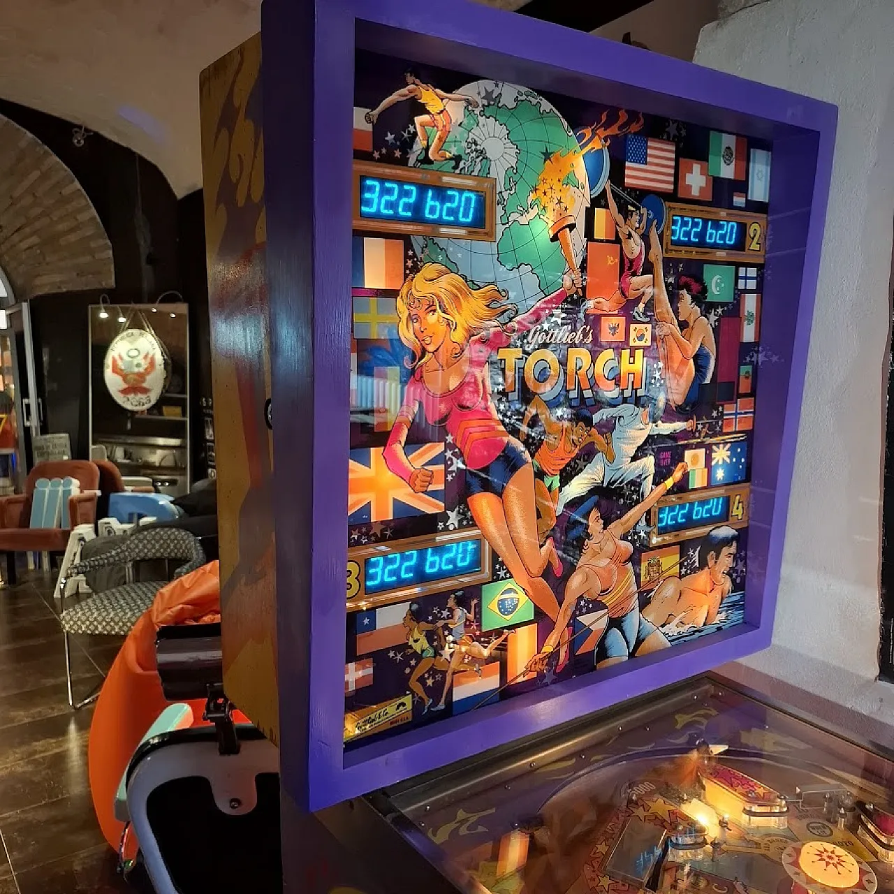 Pinball machine TORCH Gottlieb, 1980s 4