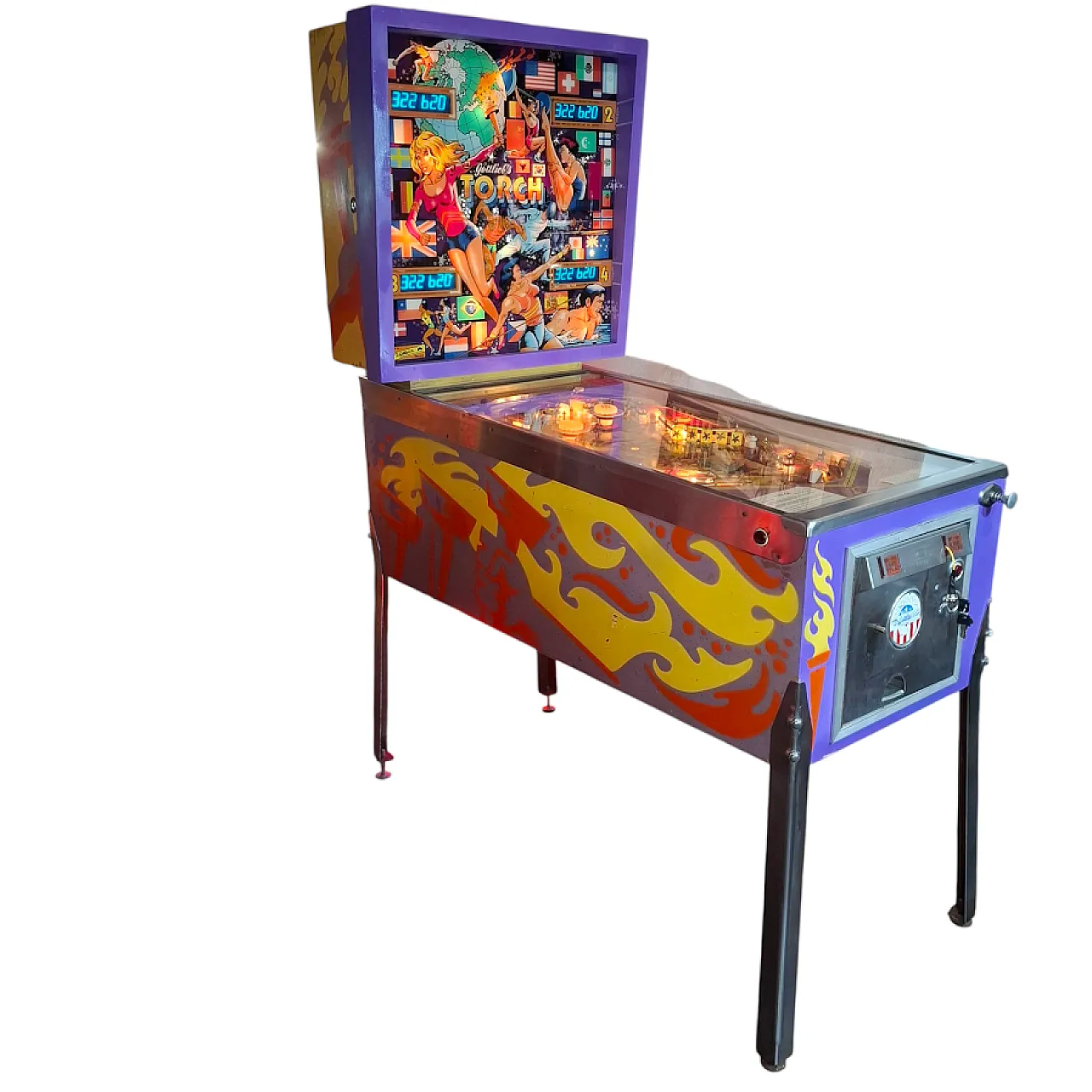 Pinball machine TORCH Gottlieb, 1980s 6