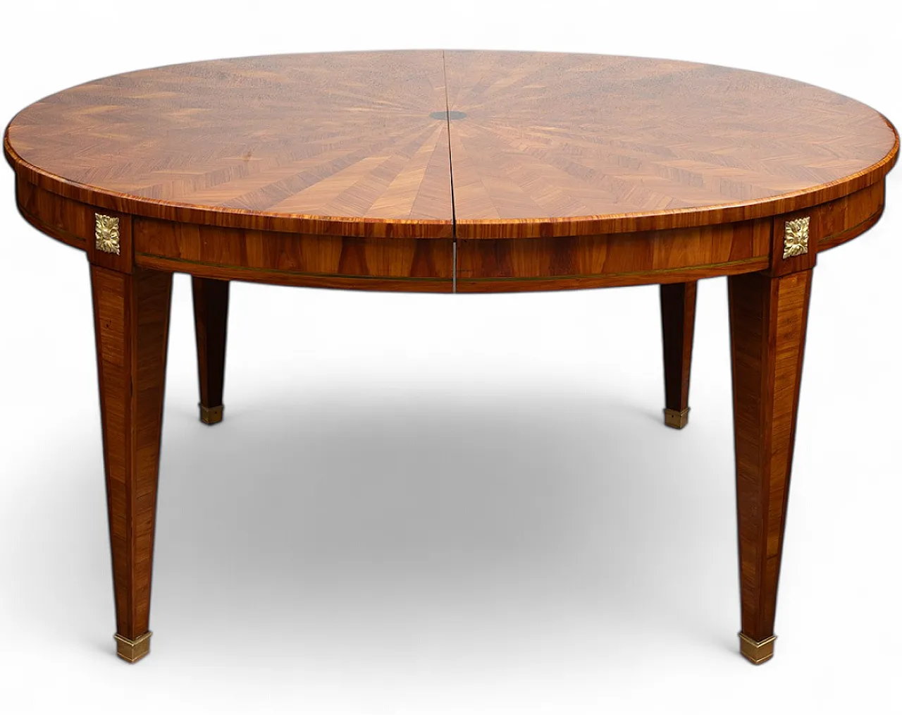 Napoleon III extendable table in precious exotic wood, 19th century 6