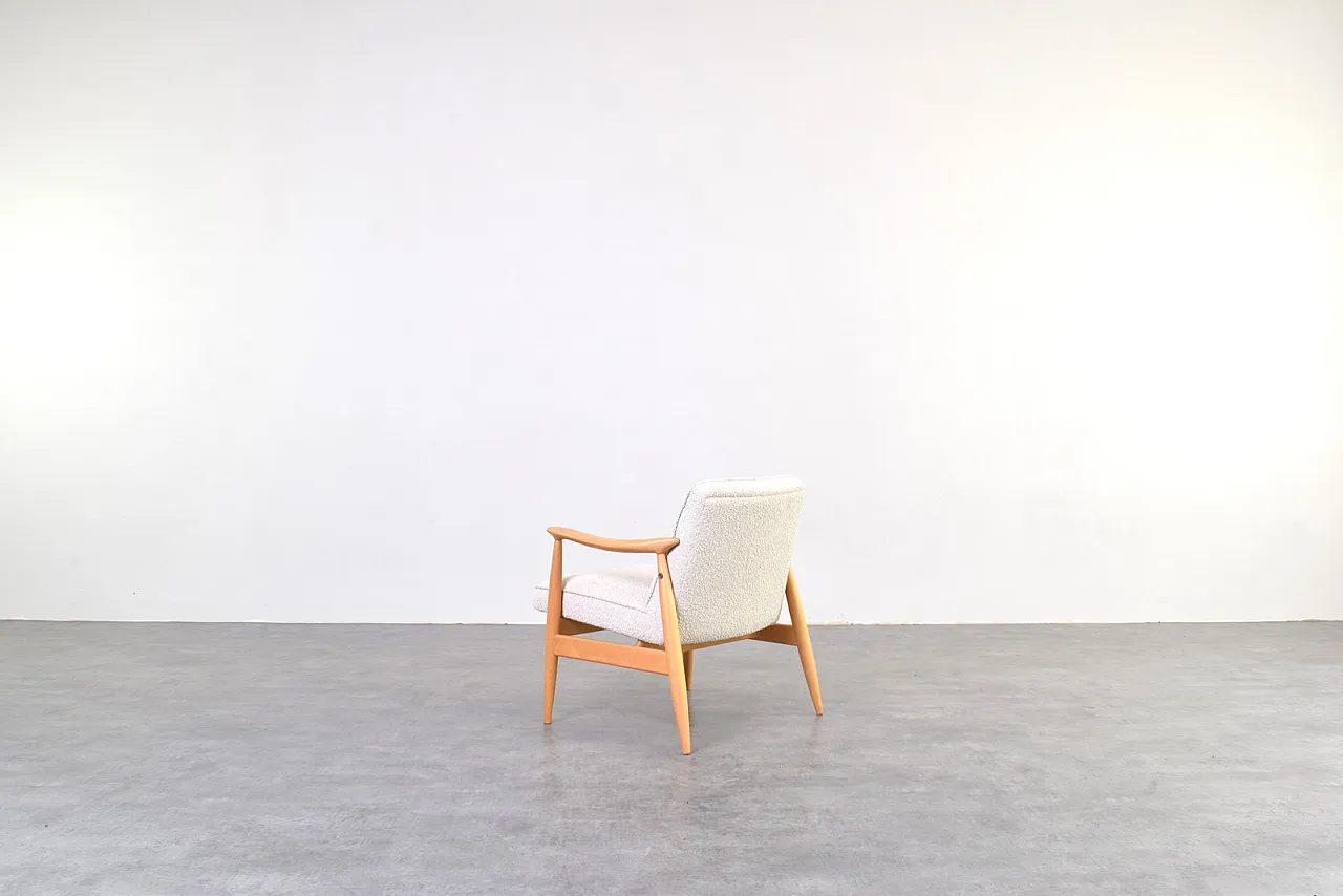 Pair of Mid-Century Lounge Chairs by J. Kędziorek, 1960s 10