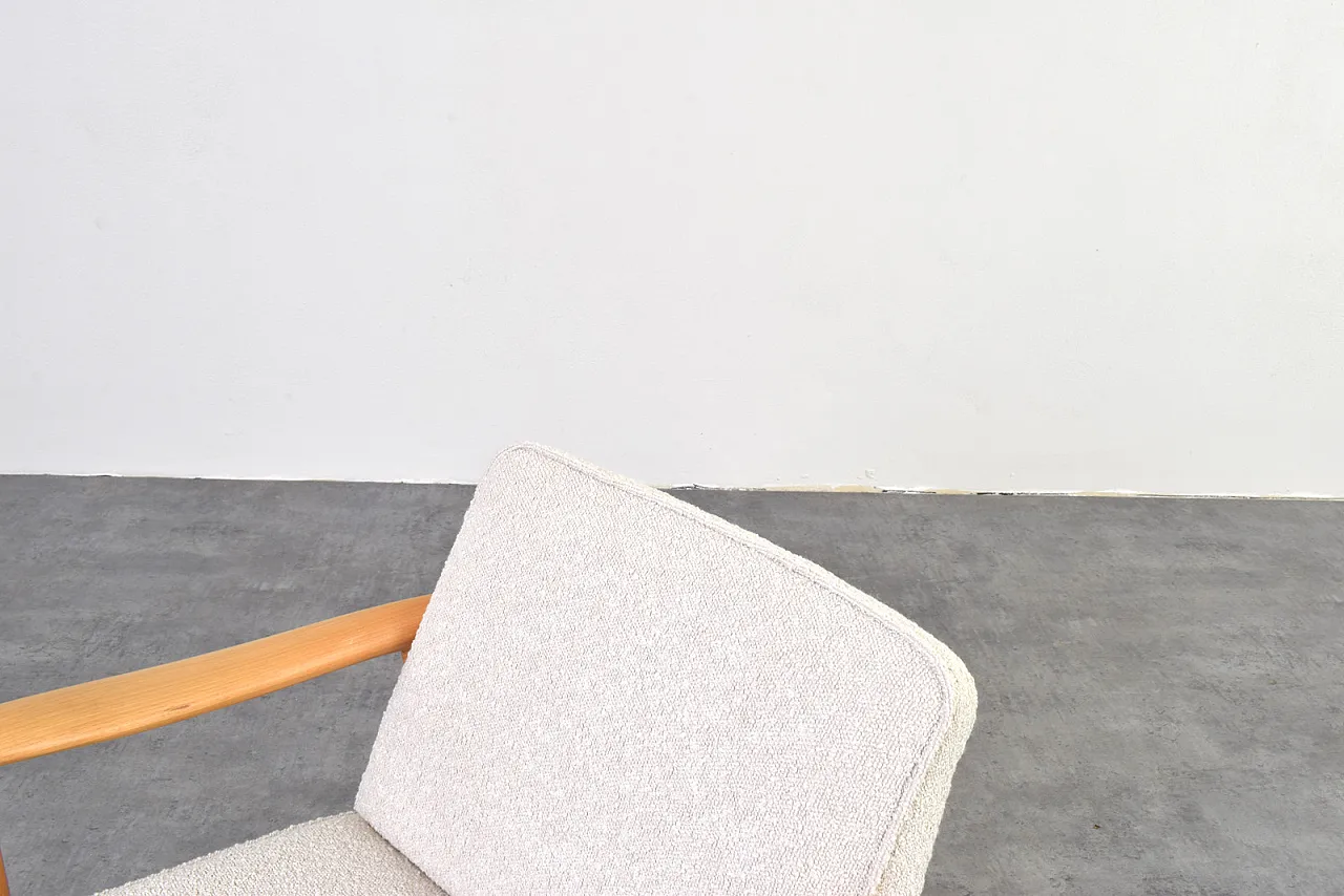 Pair of Mid-Century Lounge Chairs by J. Kędziorek, 1960s 15