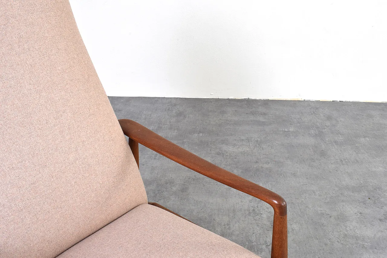 Danish Teak Lounge Chair by Søren Ladefoged for SL Møbler, 70s 9