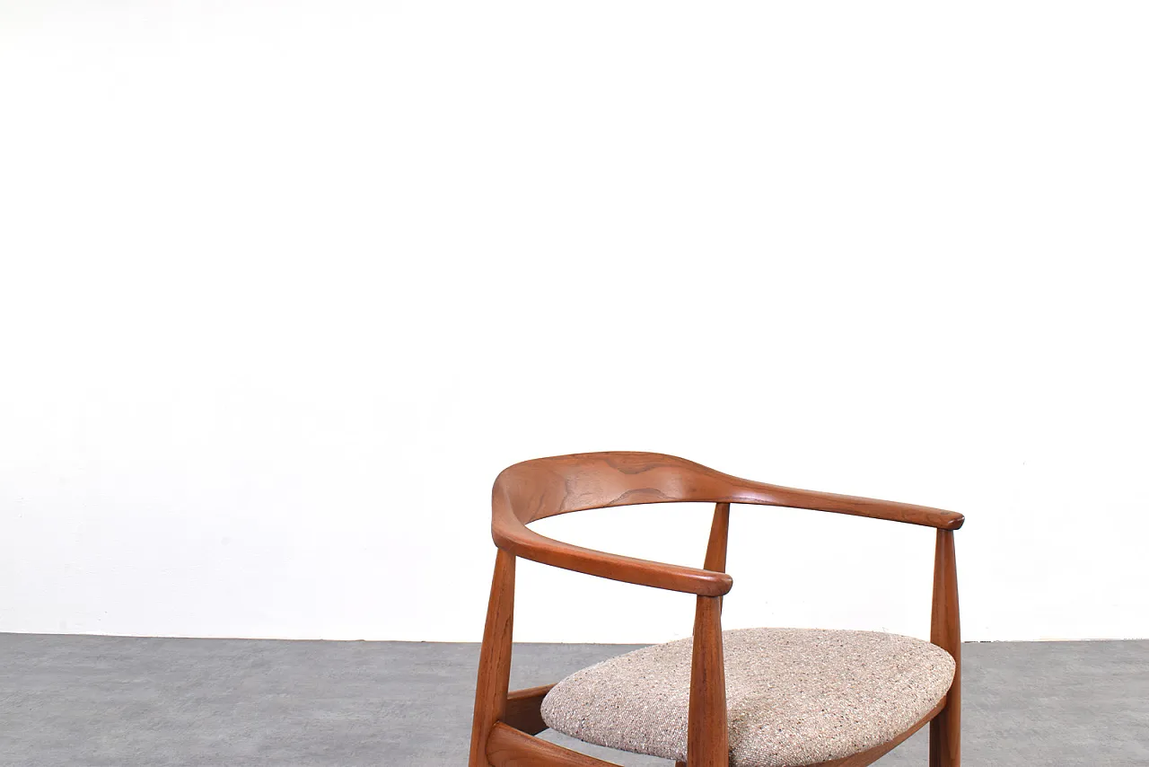 Mid-Century Danish Armchair by Illum Wikkelsø for Niels Eilersen, 1960 7