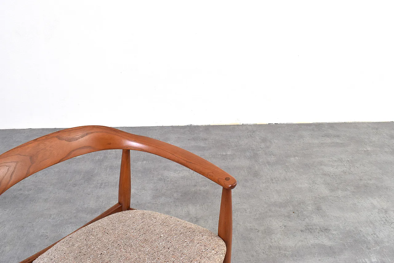 Mid-Century Danish Armchair by Illum Wikkelsø for Niels Eilersen, 1960 10
