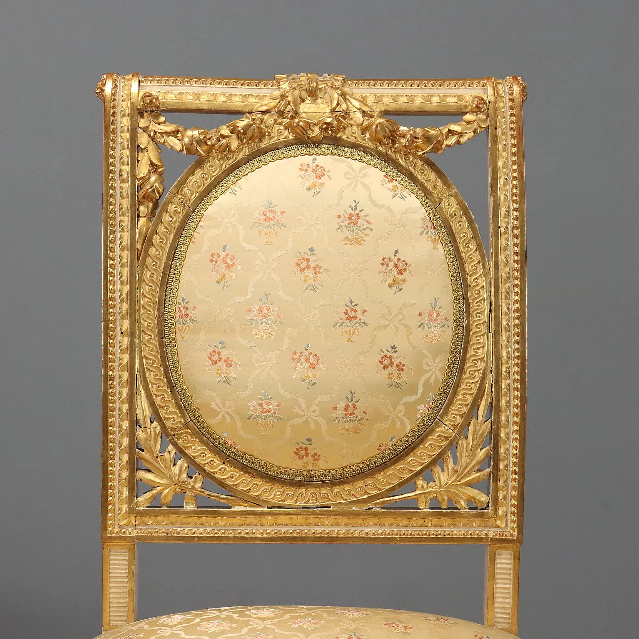 4 Chairs in neoclassical style, 19th century 5