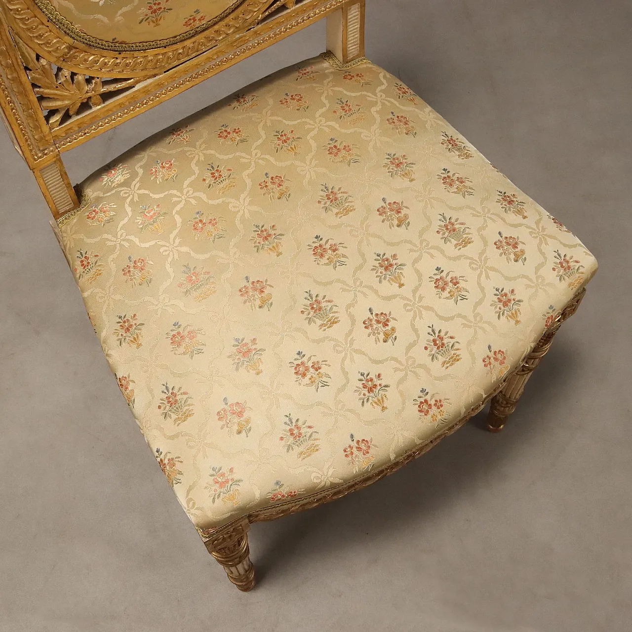 4 Chairs in neoclassical style, 19th century 10