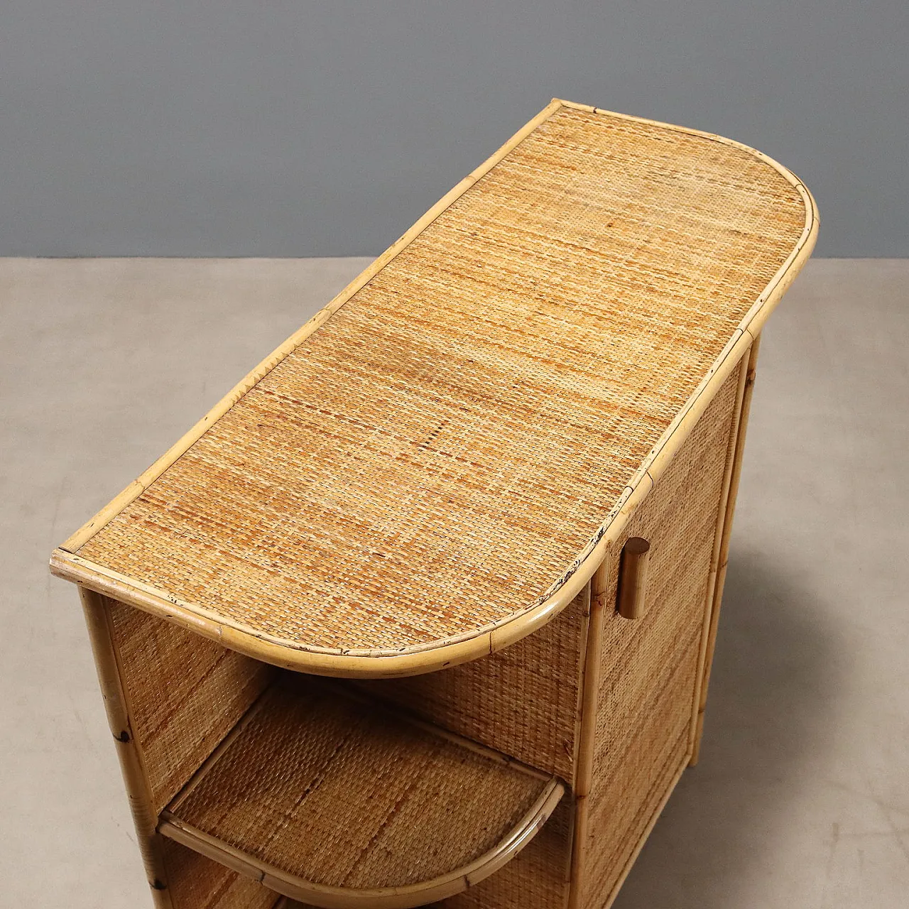 Entrance furniture in bamboo, 20th century 8