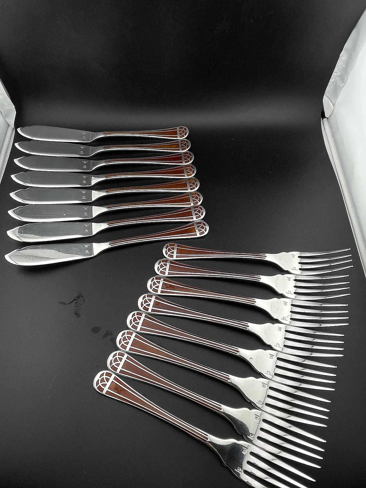 Christofle Talismano Sienna Argento Cina Set Posate 65 Pezzi 2