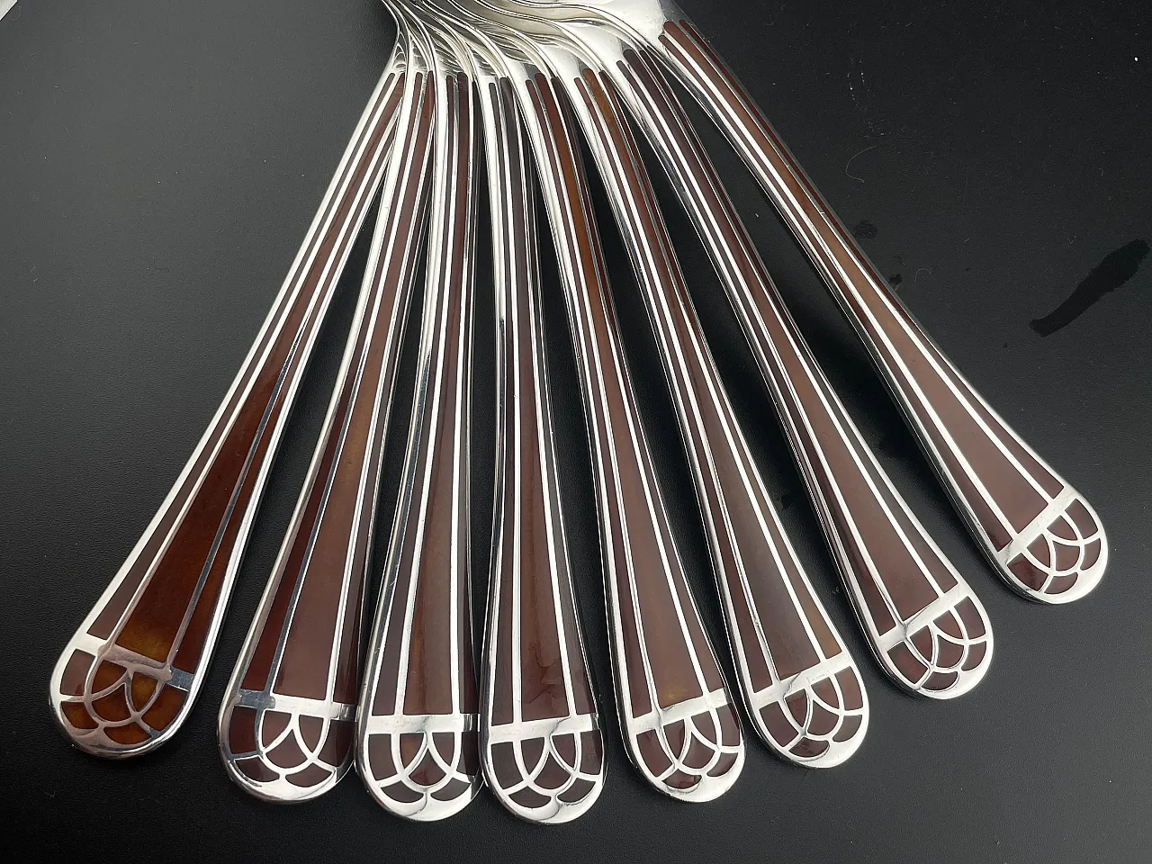 Christofle Talismano Sienna Argento Cina Set Posate 65 Pezzi 7