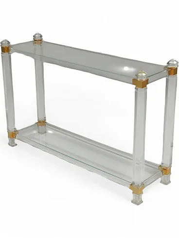 Acrylic console by Pierre Vandel for Pierre Vandel, 1970s