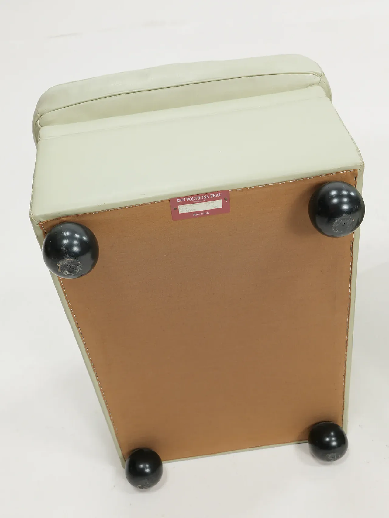 Dream B armchair with ottoman by Poltrona Frau, 1980s 10