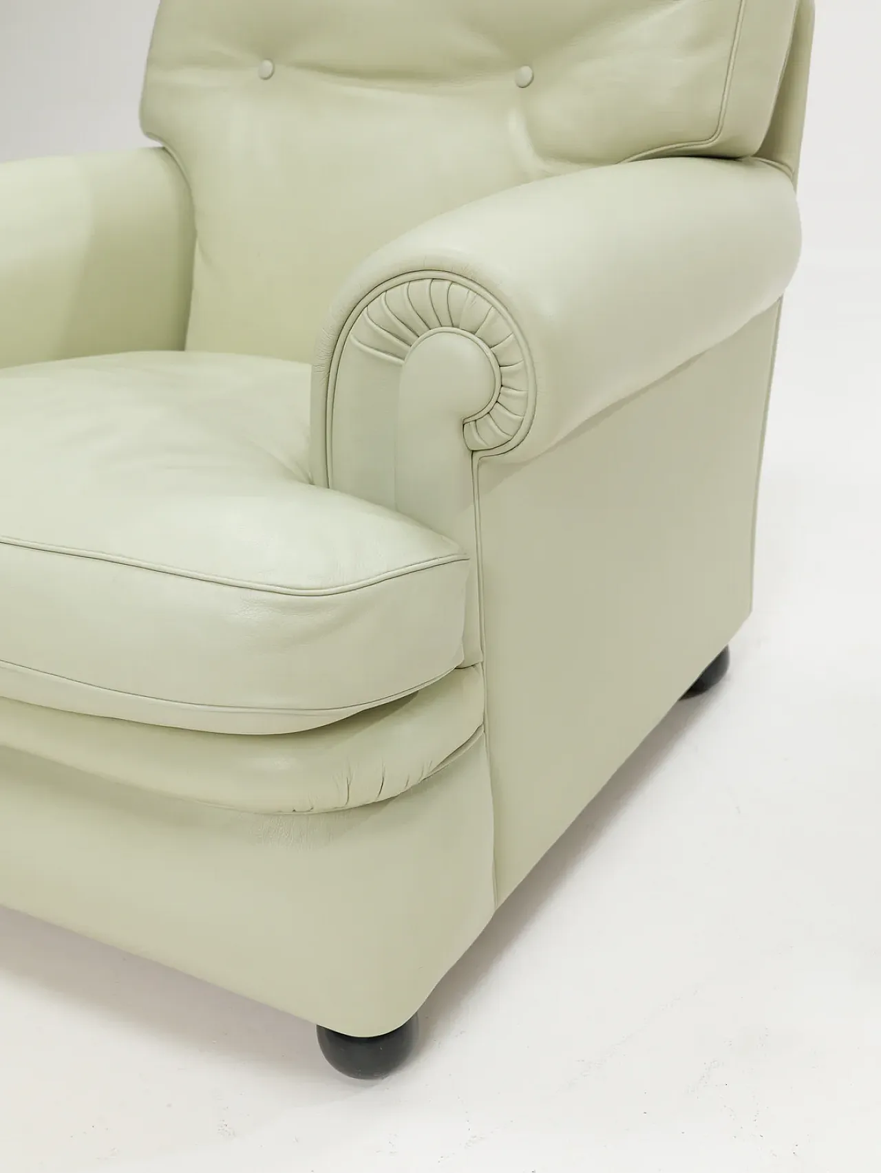 Dream B armchair with ottoman by Poltrona Frau, 1980s 11