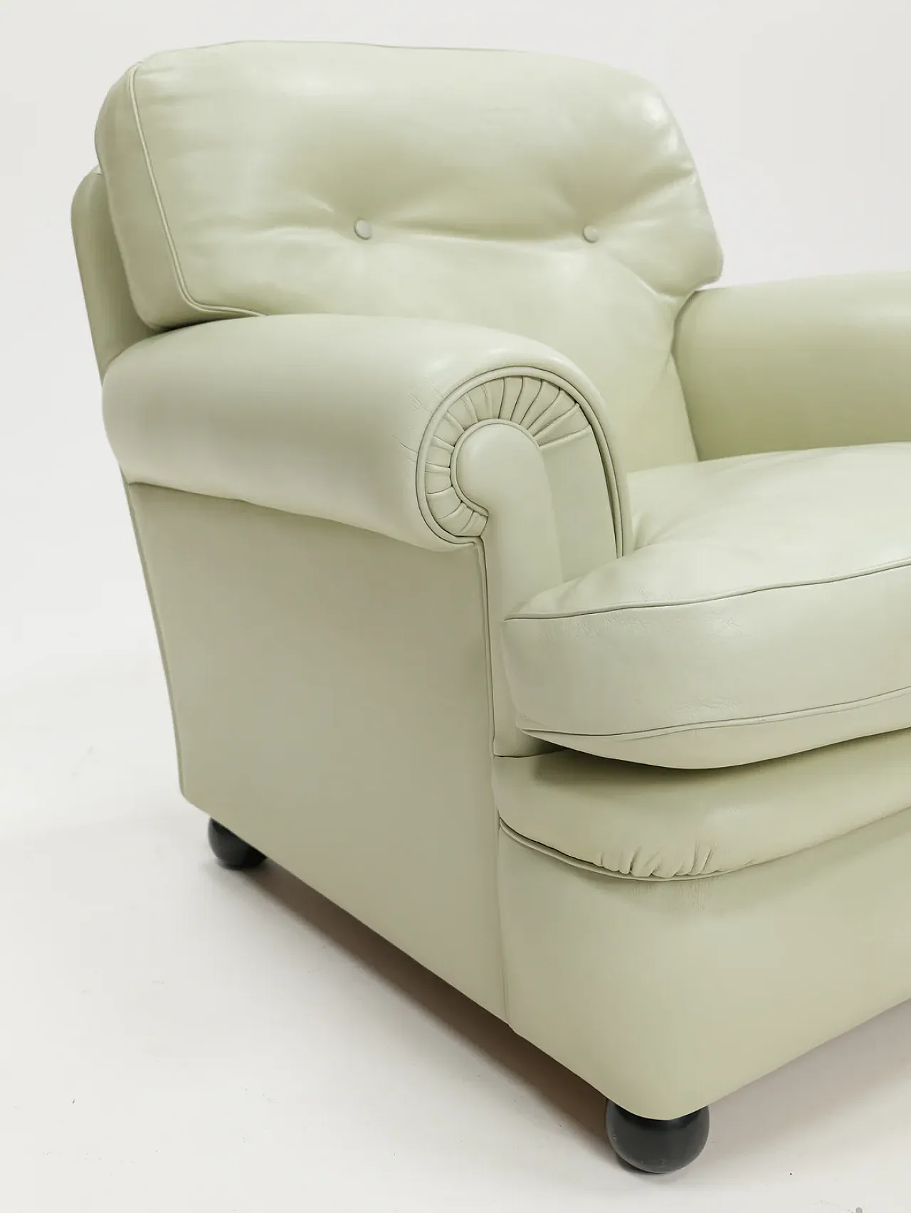 Dream B armchair with ottoman by Poltrona Frau, 1980s 12