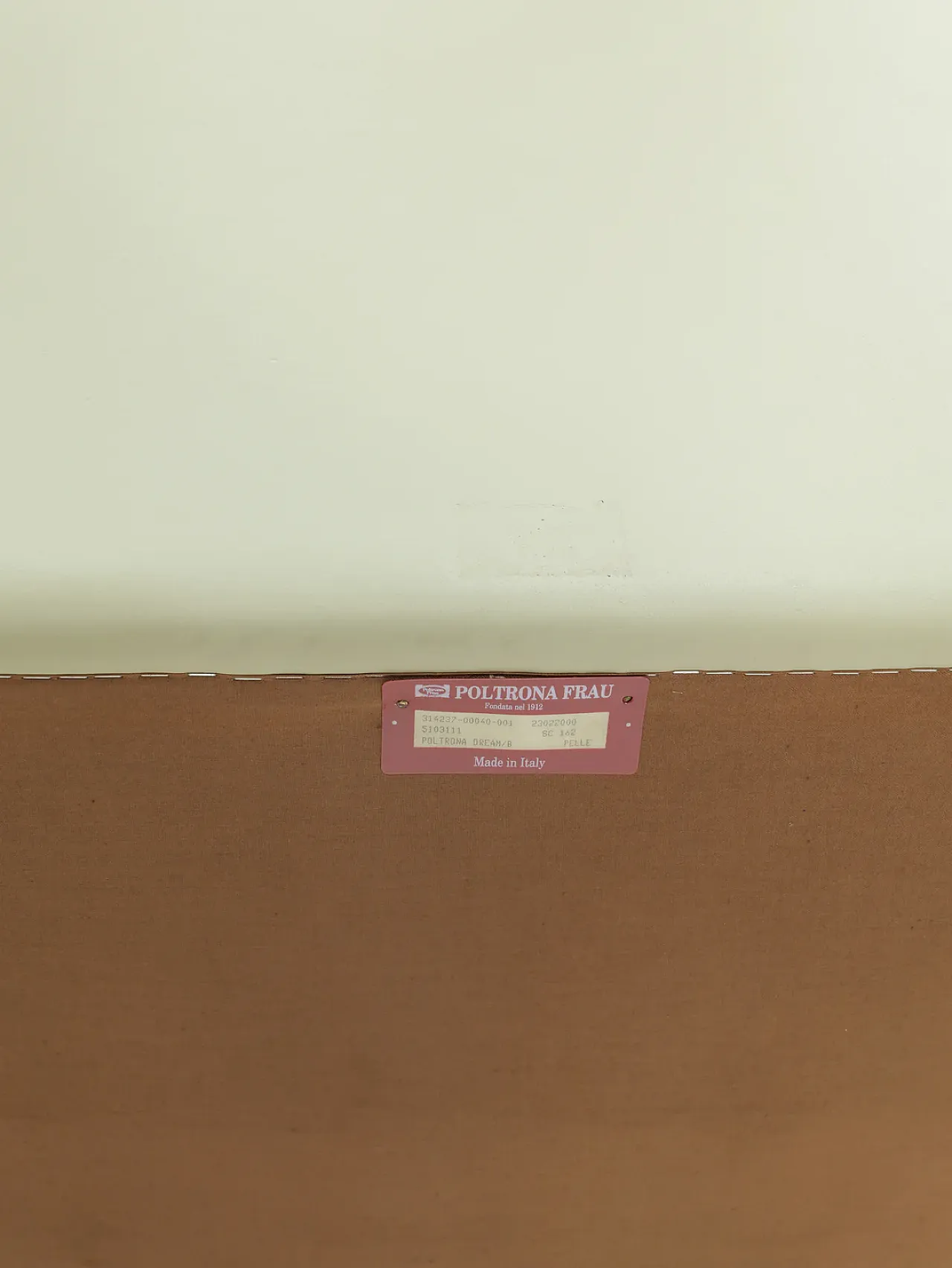 Dream B armchair with ottoman by Poltrona Frau, 1980s 14