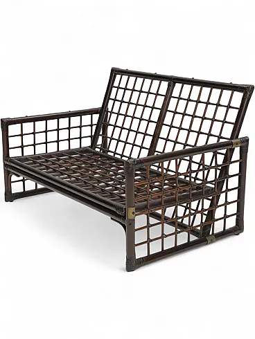 Pair of Basilan sofa by Afra & Tobia Scarpa for B&B Italia, 1970s