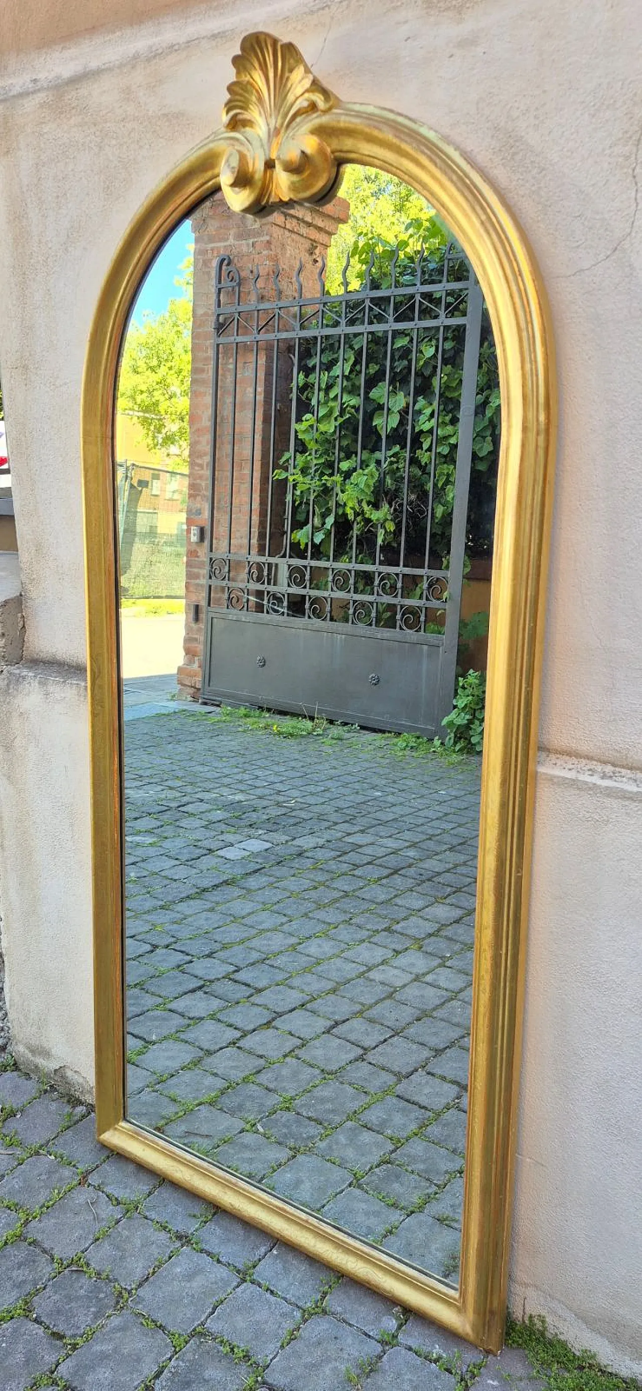 Specchiera in legno dorato, '800 3