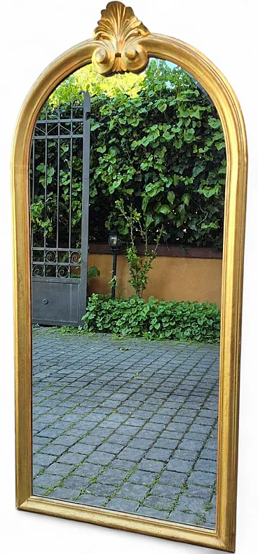 Specchiera in legno dorato, '800