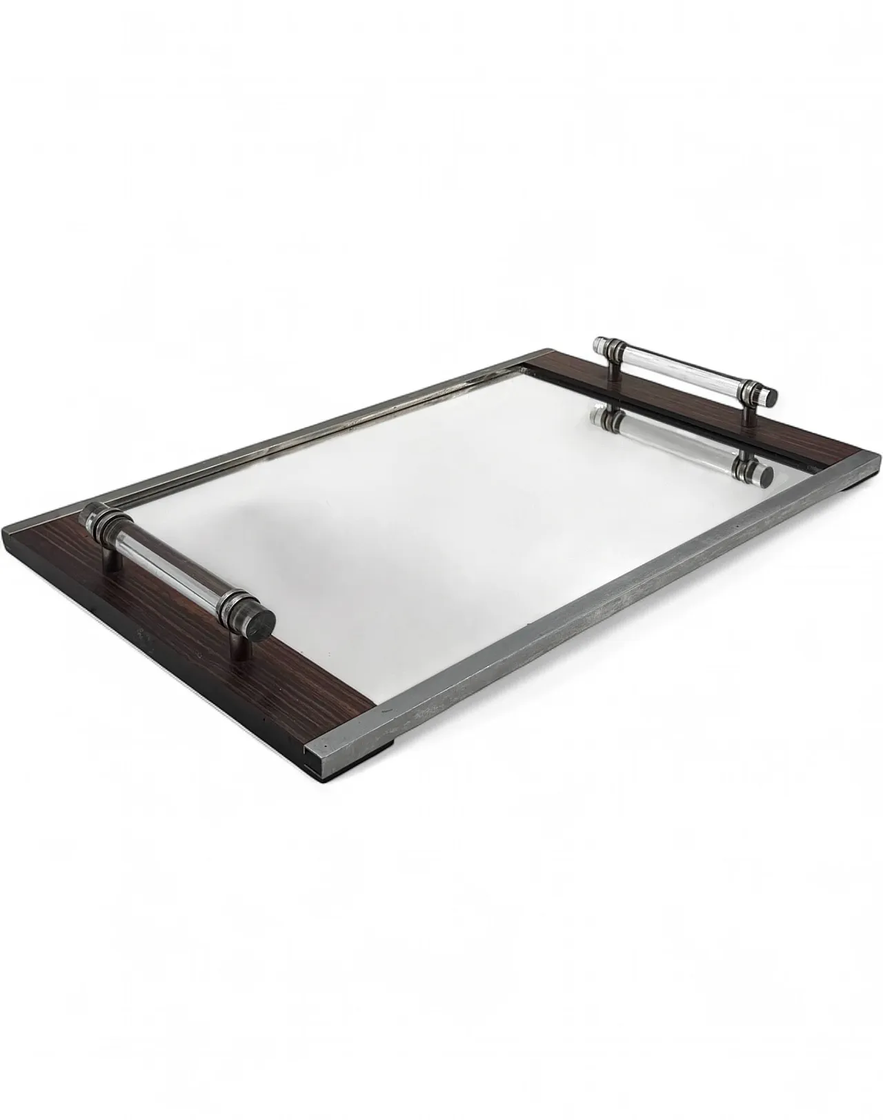 Vassoio Art deco, nello stile di Jacques Adnet, Francia 1940 15