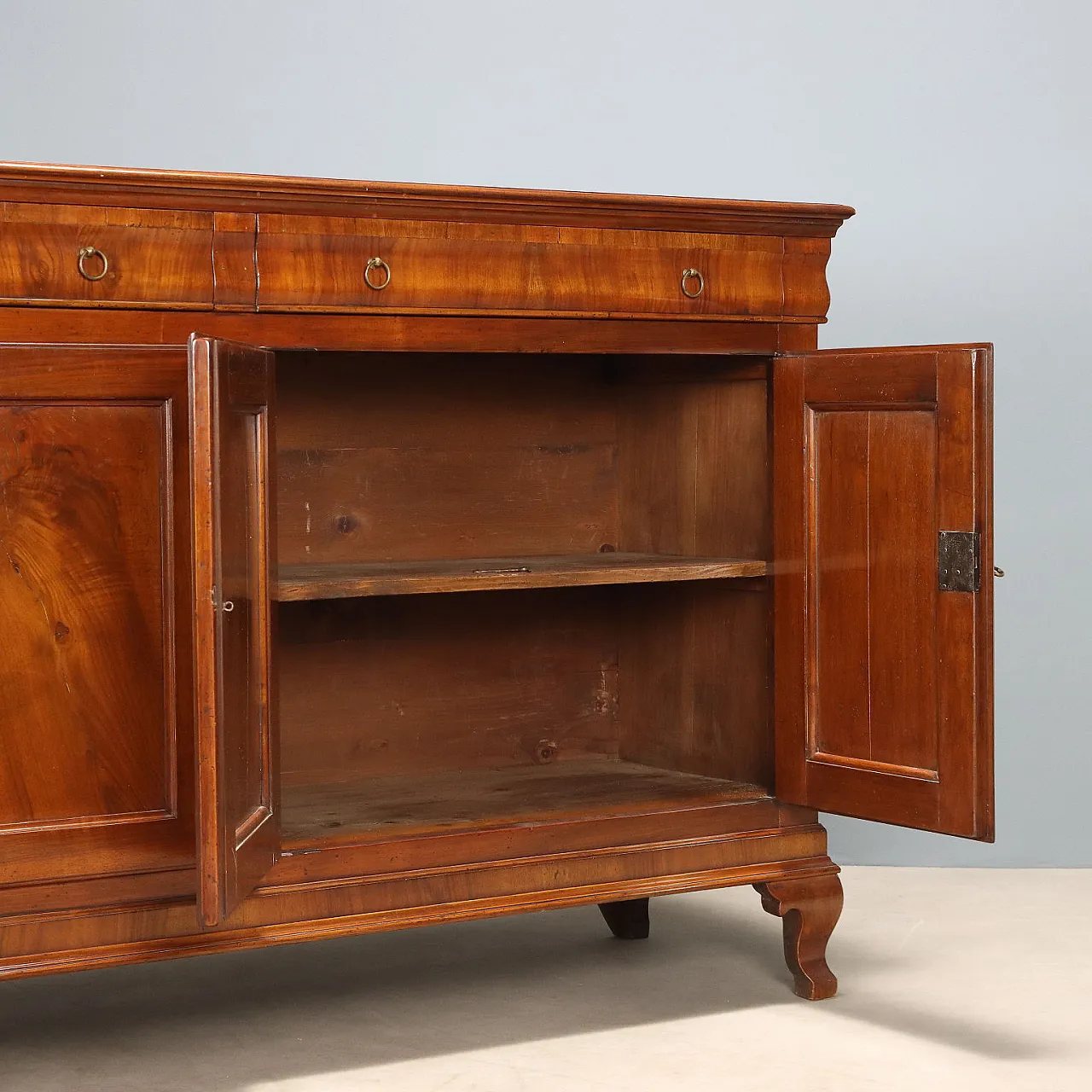 Credenza in noce e piuma di noce, '900 5