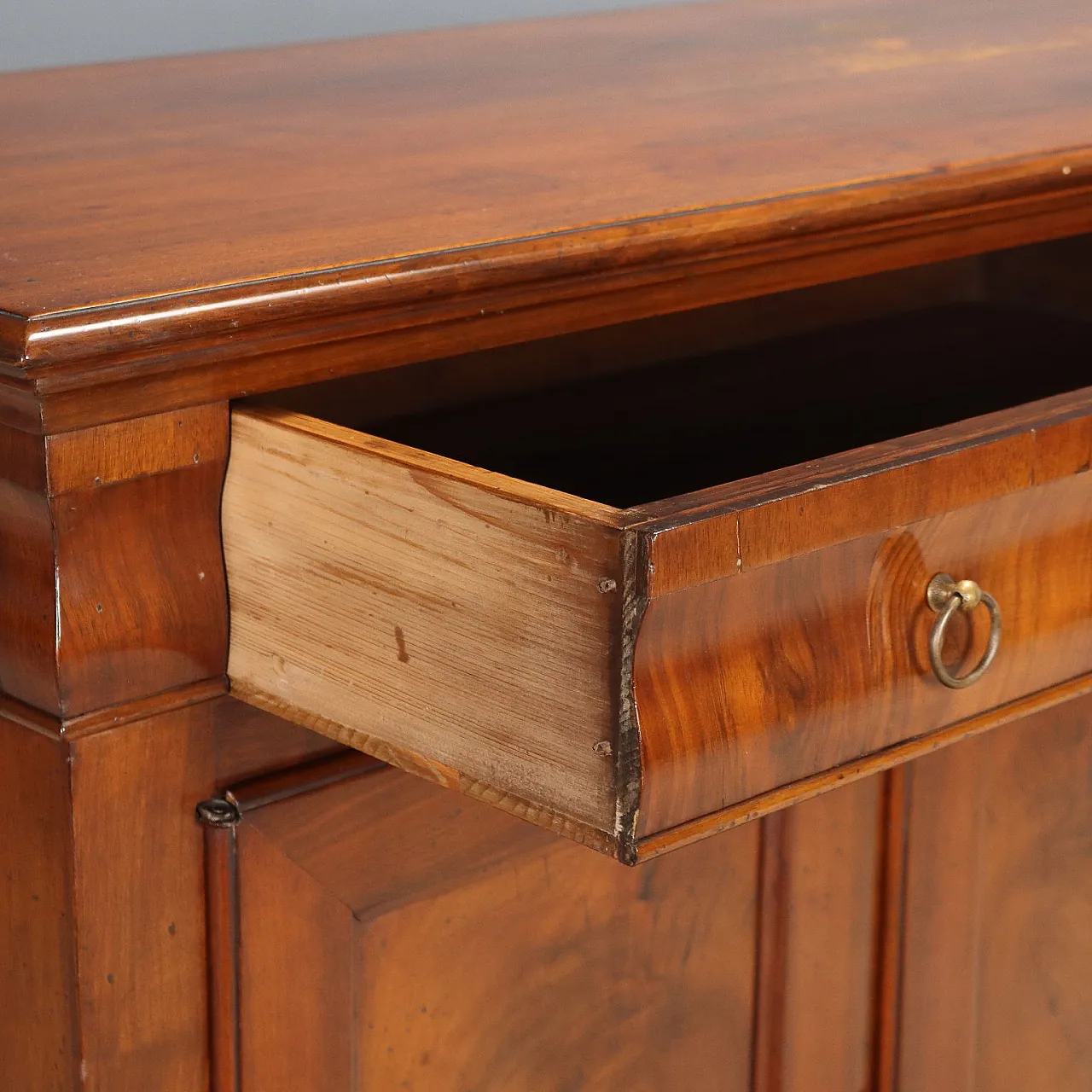 Credenza in noce e piuma di noce, '900 7