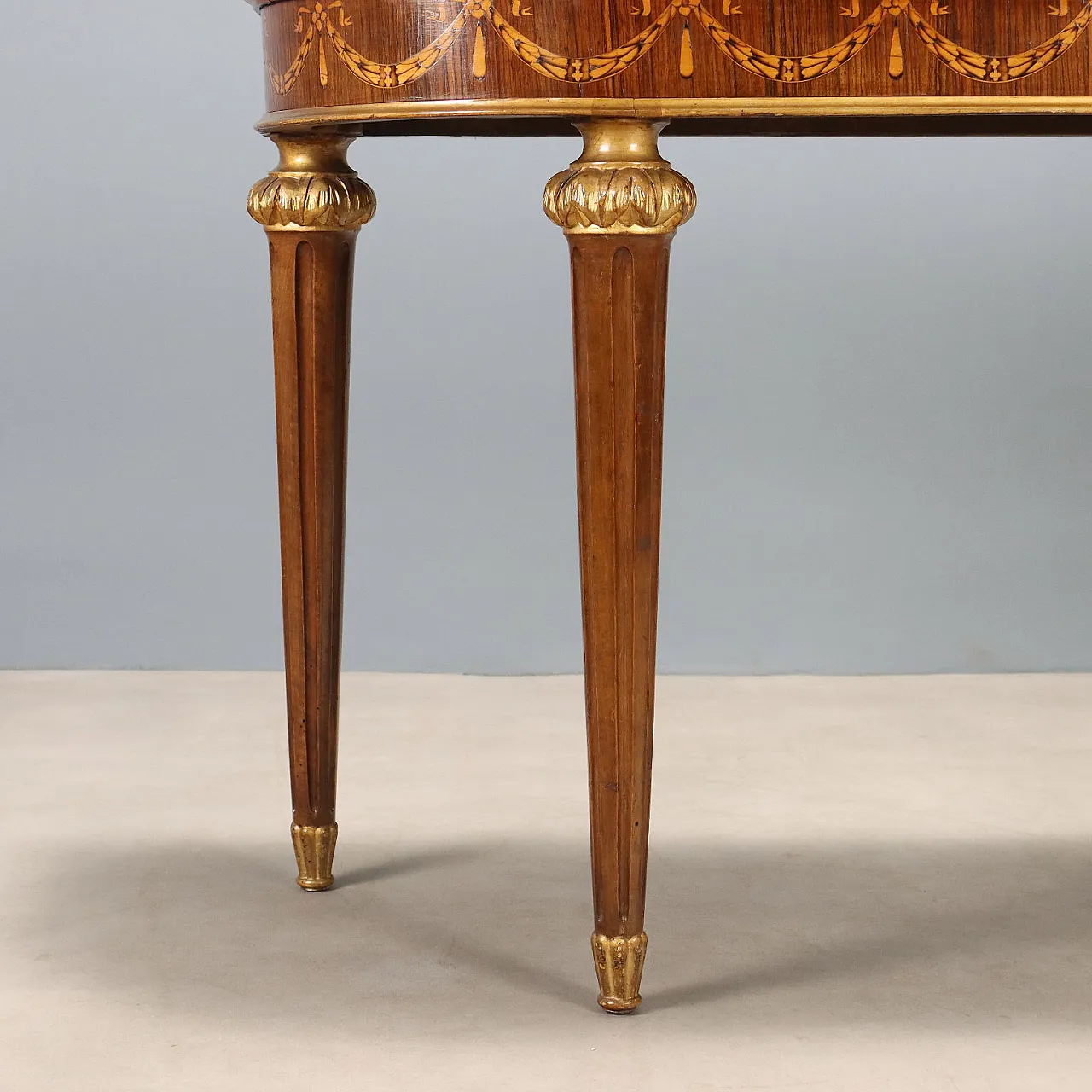 Consolle in stile neoclassico in noce, '900 6