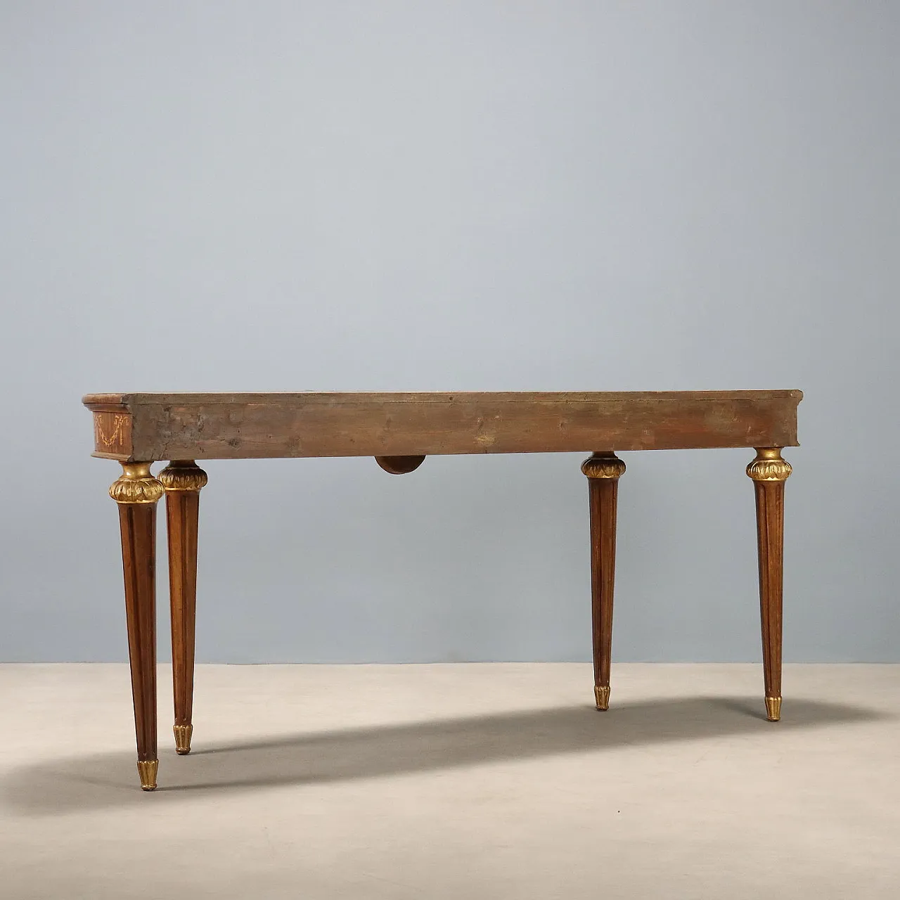 Consolle in stile neoclassico in noce, '900 10