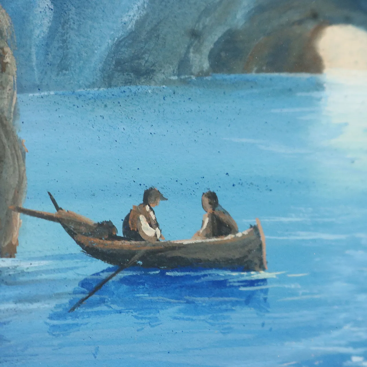 Dipinto La Grotta Azzurra a Capri, '900 4