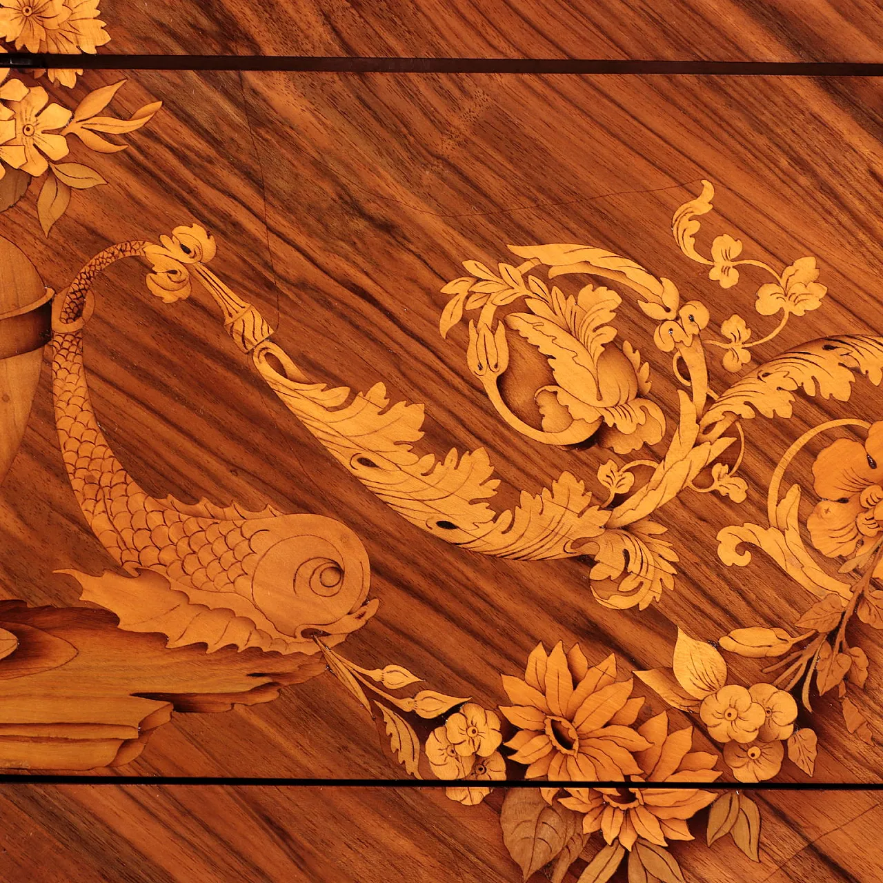 Coppia di cassettiere in legno con comodino, '800 5