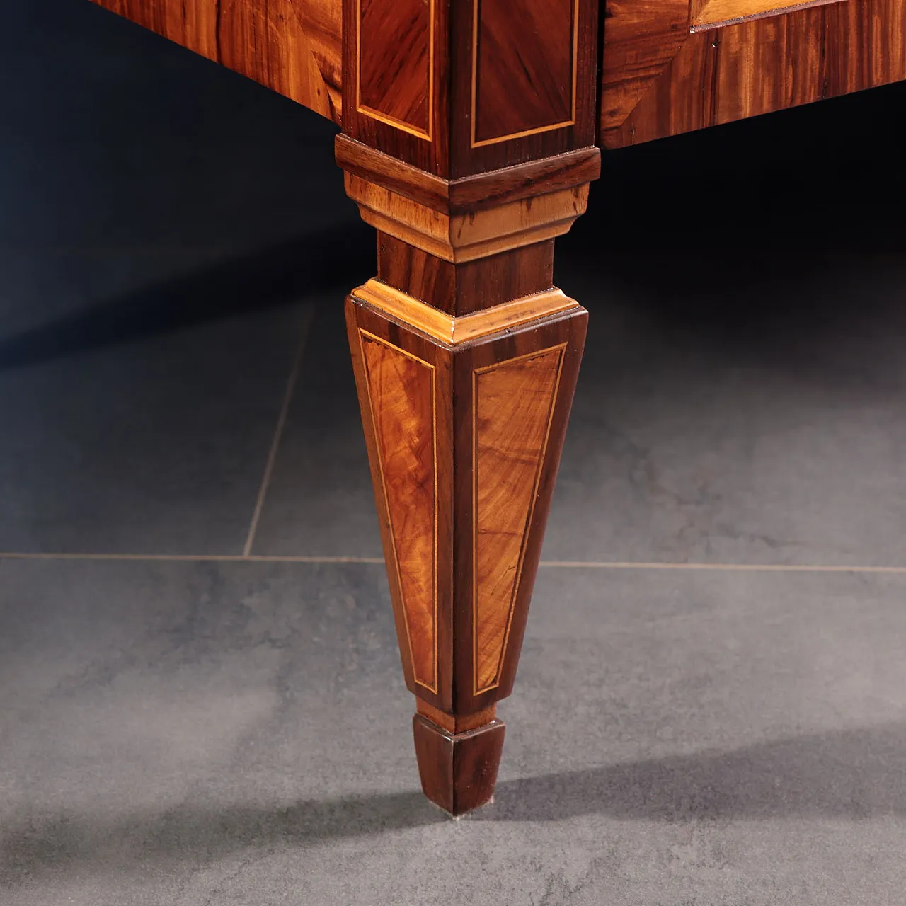Coppia di cassettiere in legno con comodino, '800 8
