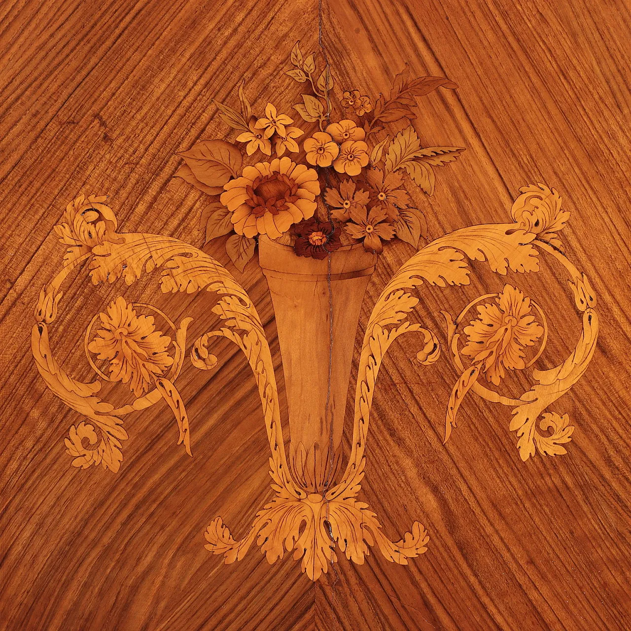 Coppia di cassettiere in legno con comodino, '800 9