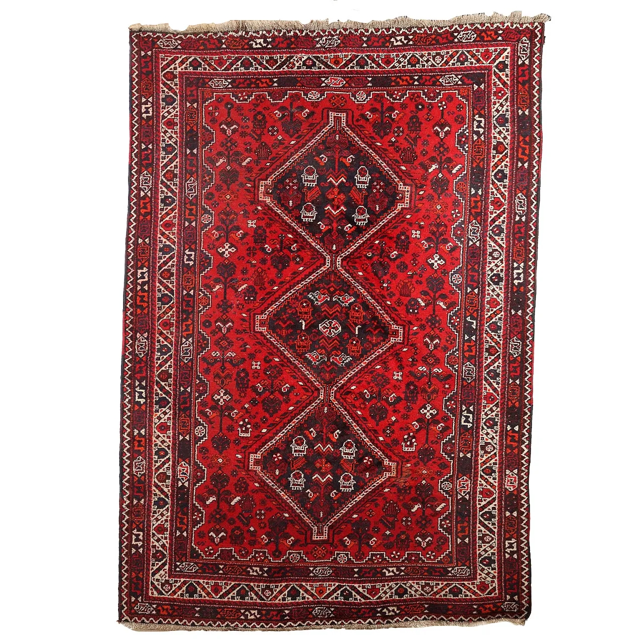 Tappeto iraniano Shiraz in lana 1
