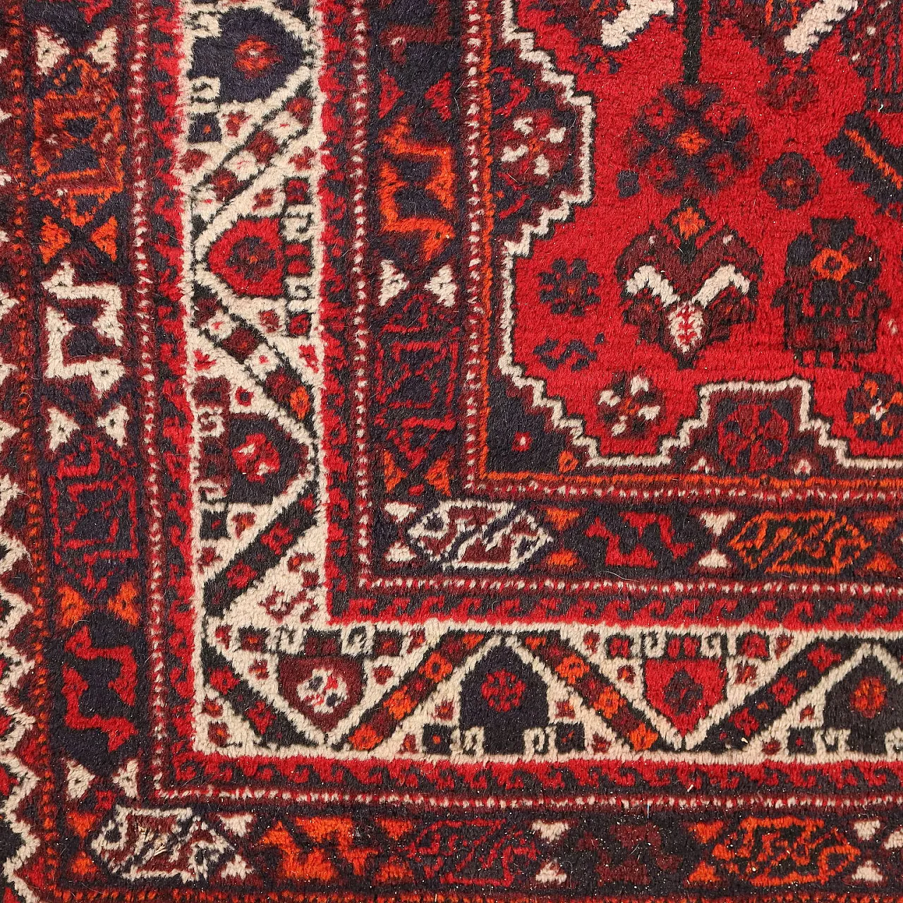 Tappeto iraniano Shiraz in lana 7