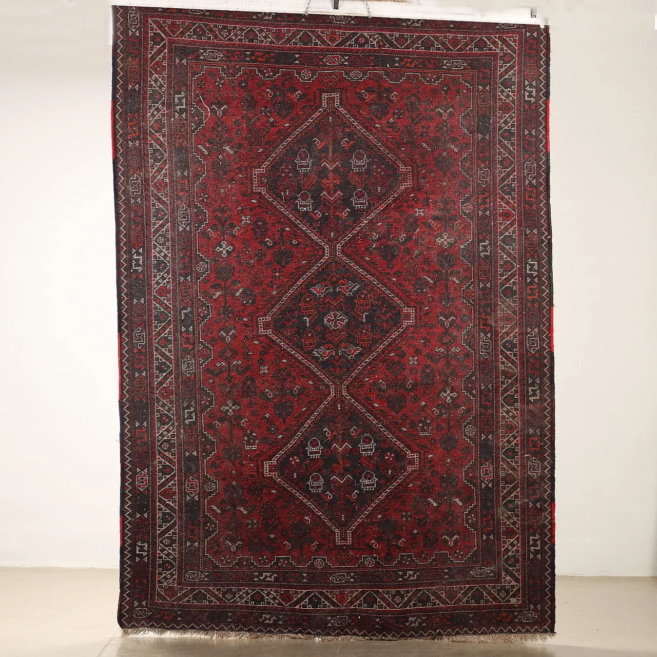 Tappeto iraniano Shiraz in lana 8
