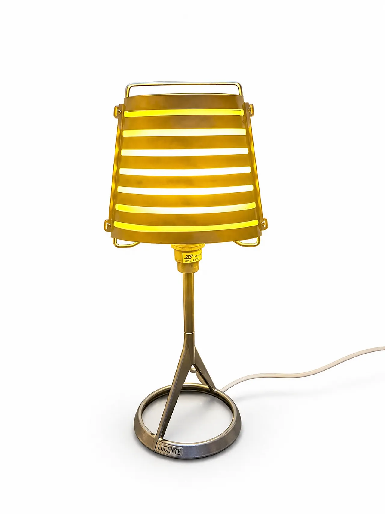 Two-tone Cleto lamp by Roberto Favaretto for Lucente, 1980s 4
