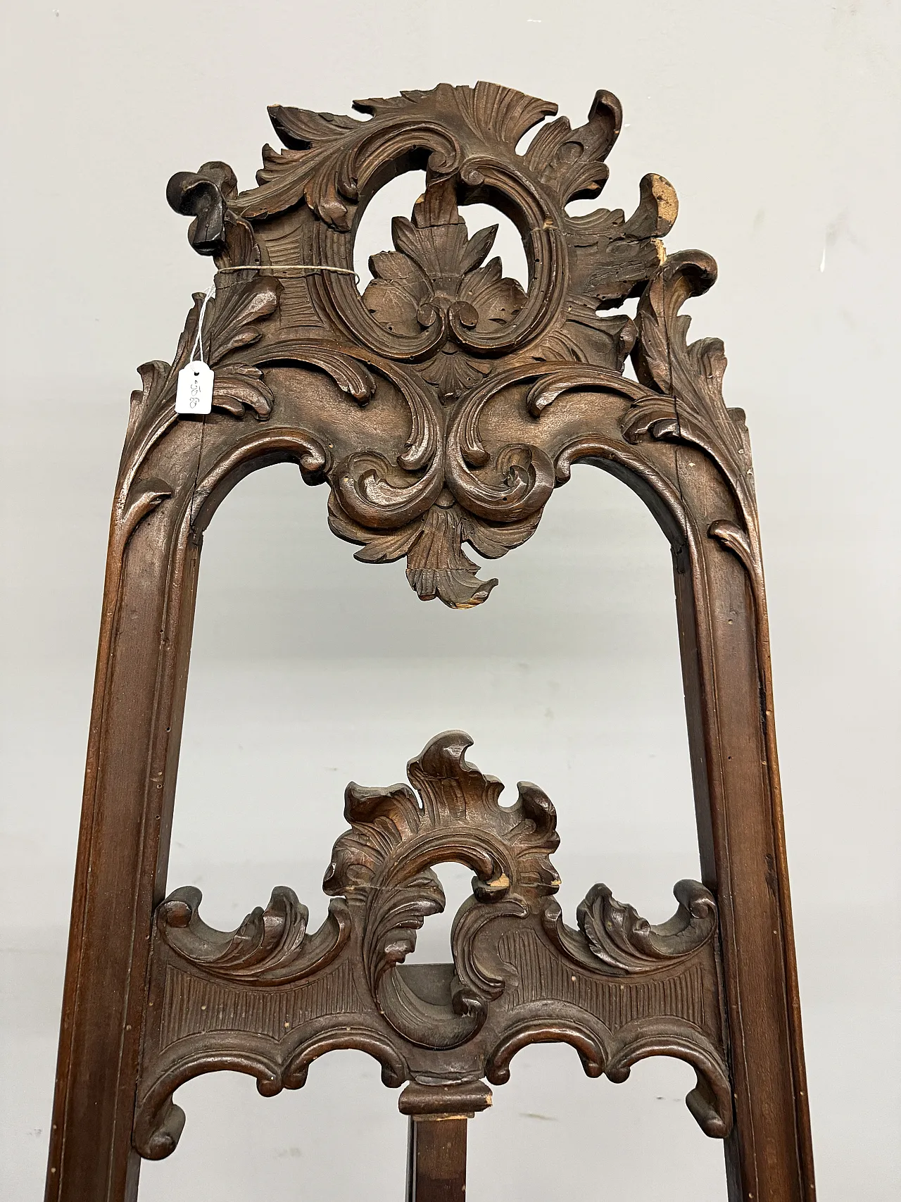 Liberty painter's easel in carved walnut, 20th century 5