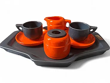 Coffee set by Ceramiche Sartori , 70s