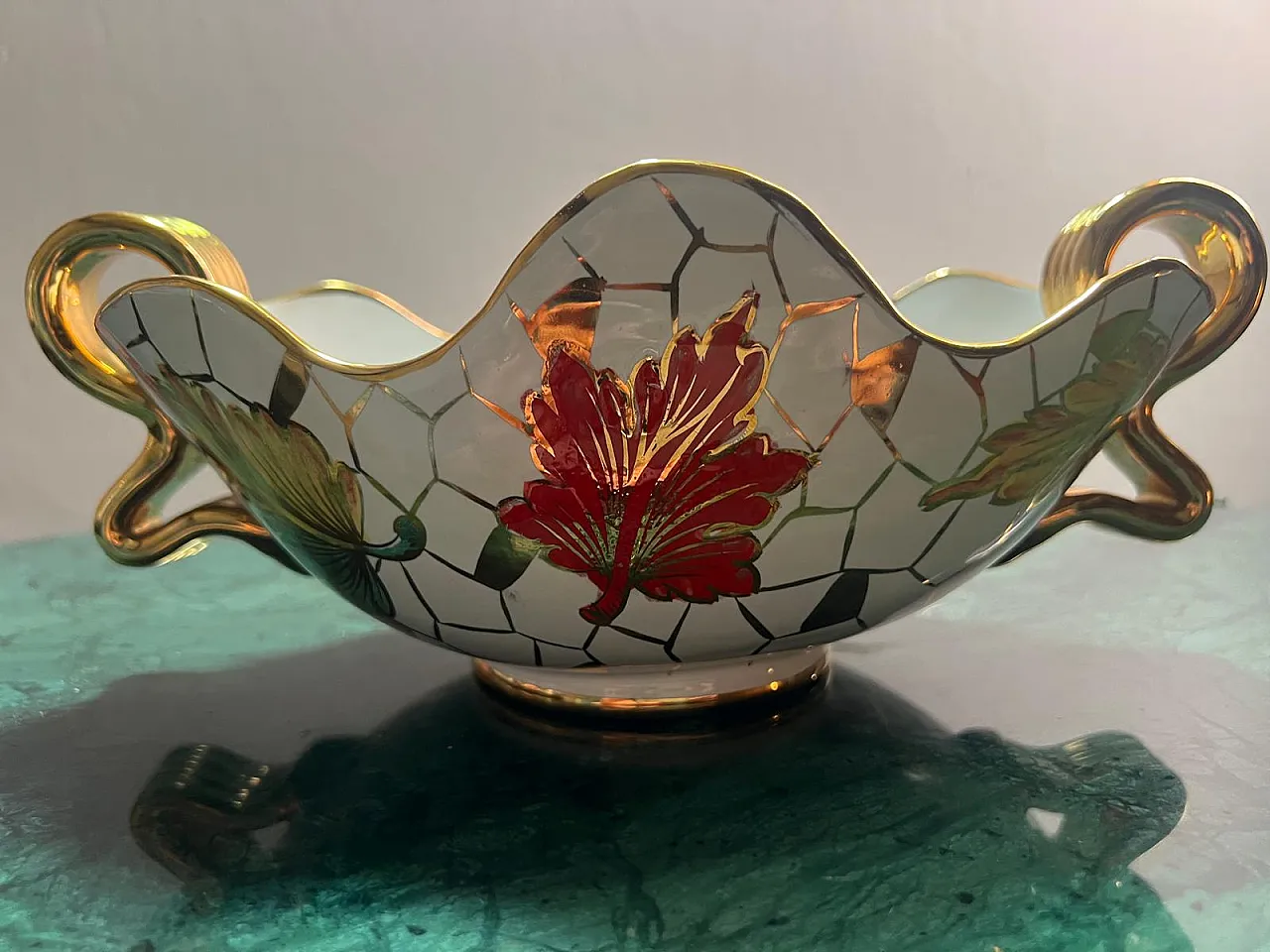 Serafino Volpi Deruta ceramic vase, 1960s 6
