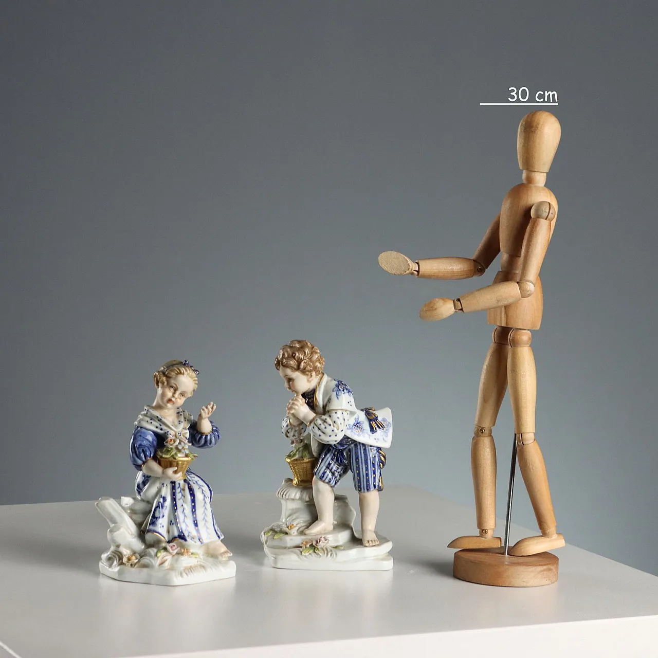 Coppia di statuine, Manifattura di Capodimonte, '900 2
